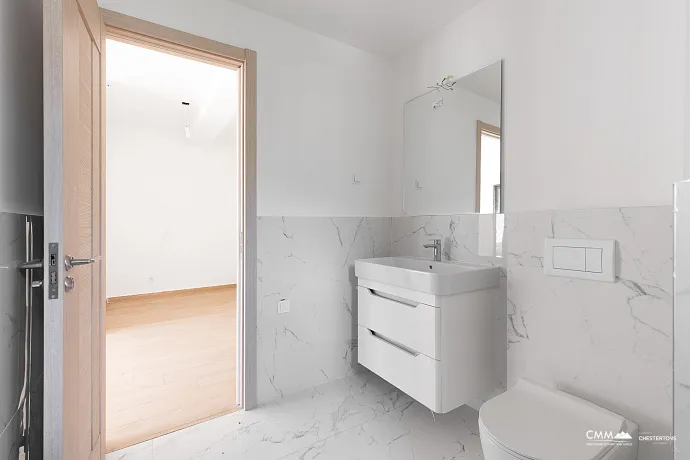 Apartment in Rafailovići, with a total area of 127 m² plus a 13 m² terrace.